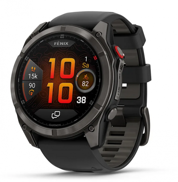 Garmin - fēnix® 8 Pro - 51 mm, AMOLED Schwarz mit Silikon-Armband 26 mm