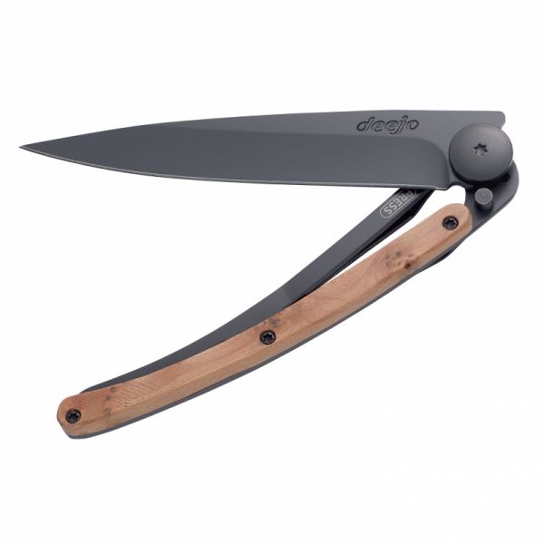 Deejo Klappmesser - Wacholderholz 37g