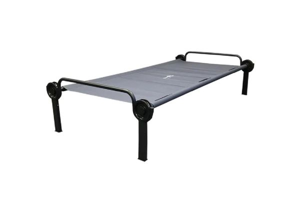 Disc-O-Bed - Einzelbett Trundle mit Beinverlängerung (anthrazit)