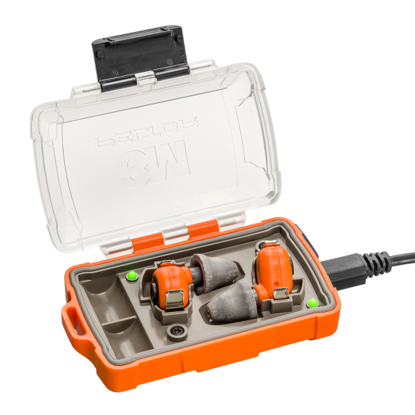 3M Peltor - Elektronischer Gehörschutzstöpsel, EEP-100 EU OR, orange