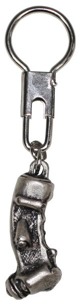 Schlüsselanhänger, Metall, Steuerknüppel, silber
