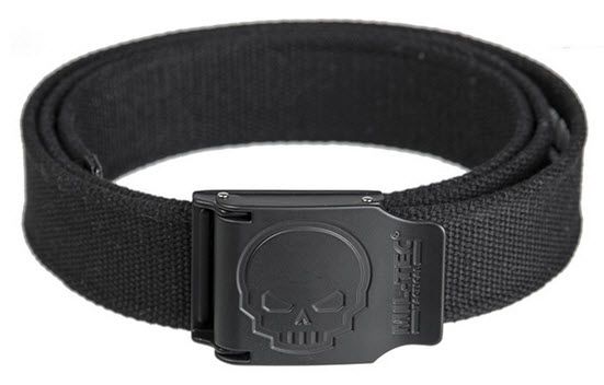 Gürtel &quot;Skull&quot; 40mm - schwarz