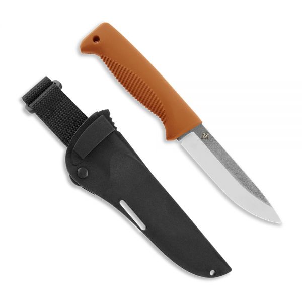 Peltonen Knives - M07 N690 Ranger Puukko orange, unbeschichtet, Kompositscheide (schwarz)