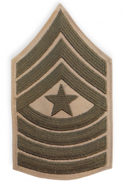 Stickabzeichen - Sergeant Major