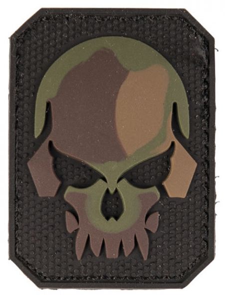Klettabzeichen 3D skull small - tarn