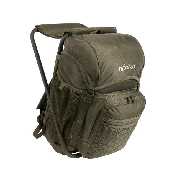 Tatonka - Angelrucksack mit Sitz 20 Liter (oliv)