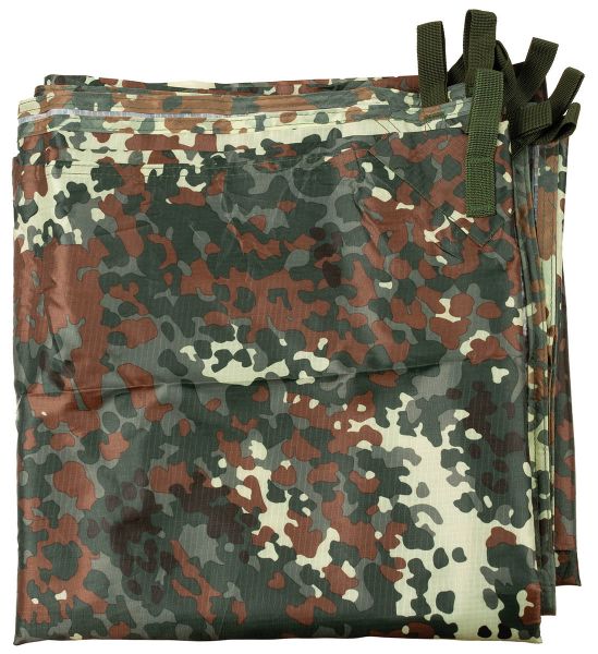 Mehrzweckplane,&quot;Tarp Extreme&quot;, flecktarn, ca. 300 x 300 cm