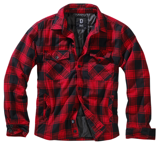 Brandit - Lumber Jacket red/black