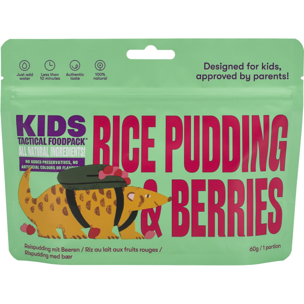 Tactical Foodpack Kids - Rice Pudding and Berries (Reispudding mit Beeren)
