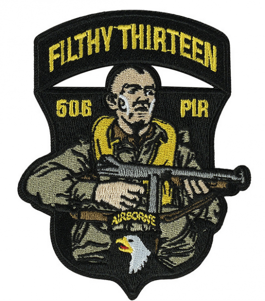 Klettabzeichen Stoff 506 PIR filthy thirteen - color