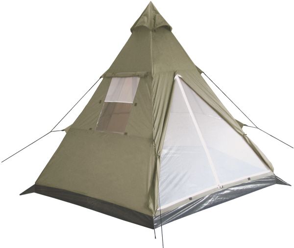 Indianer Zelt, &quot;Tipi&quot;, oliv