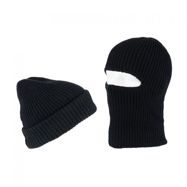 Biwak-Kommandomütze 2in1 (schwarz)