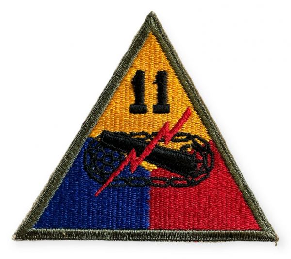 Stickabzeichen - 11th Armored Division US WWII