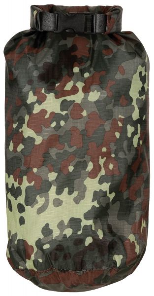Packsack, &quot;Drybag&quot;, flecktarn, 4 l