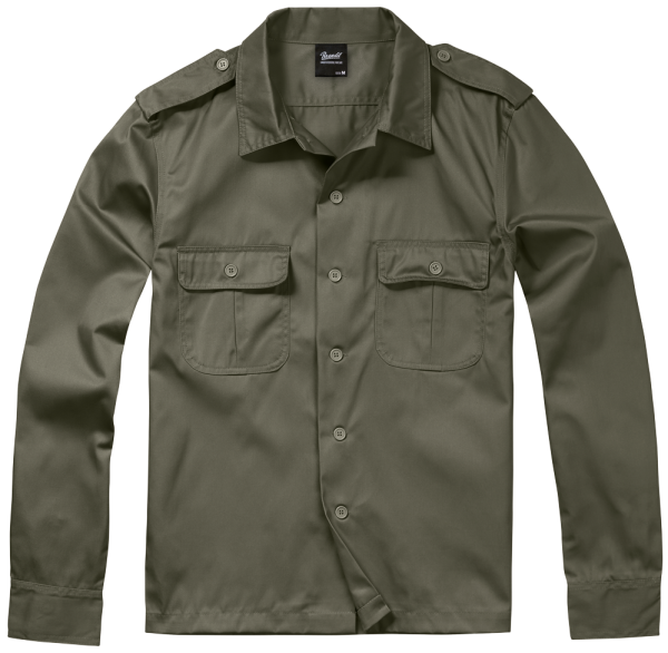 Brandit - US Shirt Long Sleeve olive