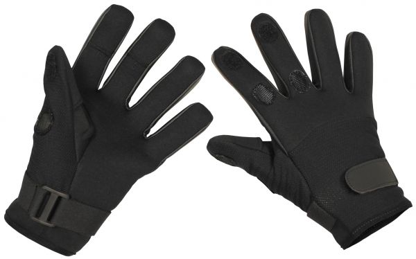 Fingerhandschuhe, &quot;Mesh&quot;, Neopren, schwarz