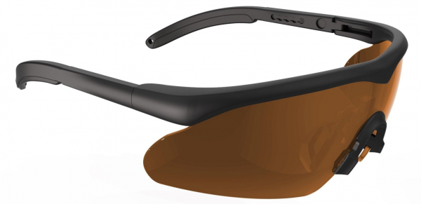 Swisseye Tactical - Brille Raptor Pro rubber black (Laser Lens Brown)