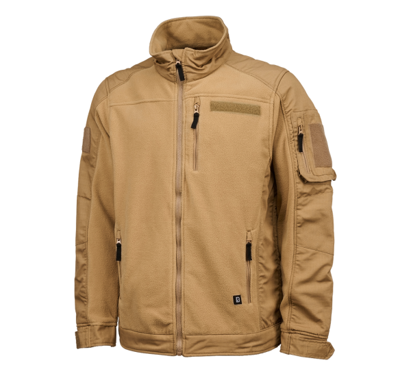 Brandit - Fleece Ripstop Jacket camel