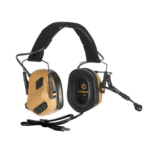 earmor - M32 Plus Tactical Hearing Protection Ear-Muff coyote, SNR = 29