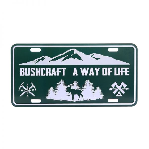 Nummernschild - Bushcraft A Way Of Life