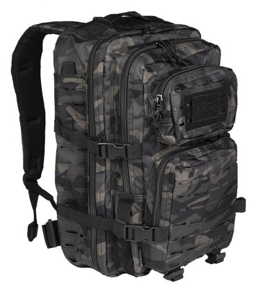 US Assault Tactical Rucksack Lasercut large - darkcamo