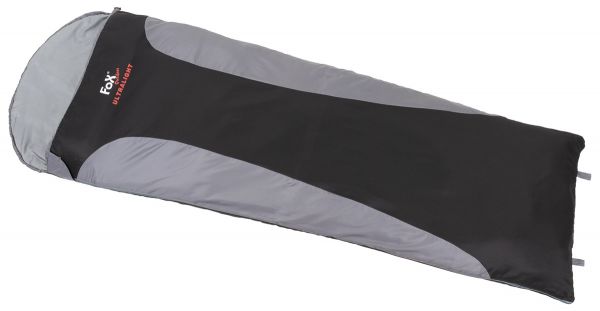 Schlafsack, &quot;Ultralight&quot;, schwarz-grau