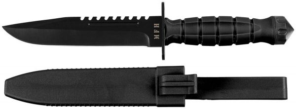 Kampfmesser, &quot;Storm&quot;, schwarz, Kunststoffgriff, Scheide