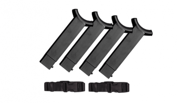 Disc-O-Bed - Bunk-Kit 4-er Set Zusatzstücke + 2 Sicherheitsriemen (zum Etagenbett-Ausbau)