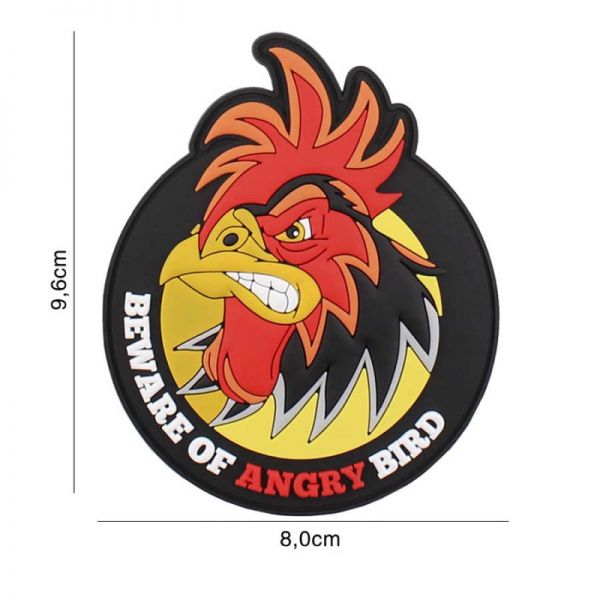 Klettabzeichen Angry Bird - rund