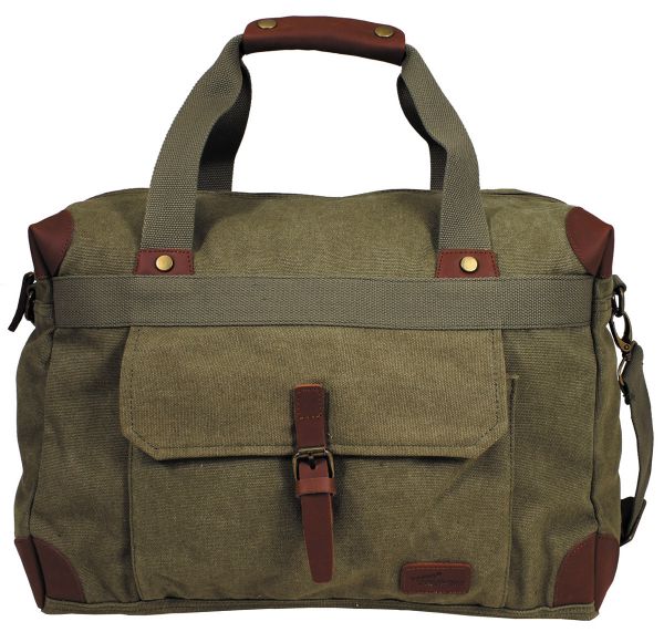 Handtasche, Canvas, &quot;PT&quot;, oliv