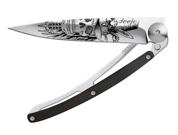 Deejo Klappmesser - Tattoo Dandy Skull 37g