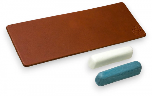 BeaverCraft - LS2P11 Lederriemen zum polieren mit 2 Polierpasten