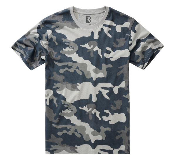Brandit - T-Shirt grey camo