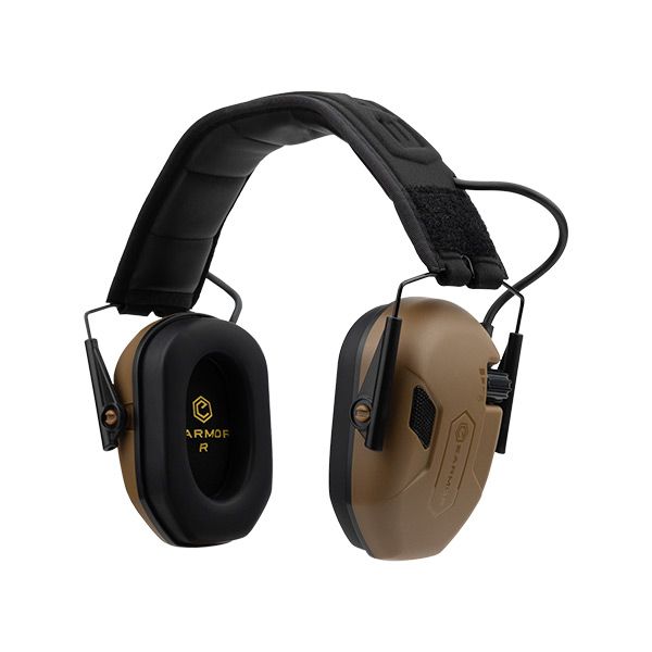 earmor - M300A Sport Shooting Electronic Hearing Protector coyote, SNR = 29