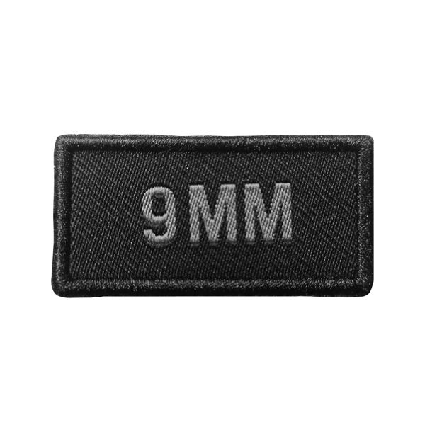 A10 Equipment - Patch Kaliber 9mm (schwarz)