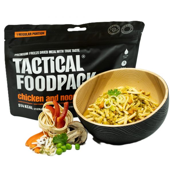 Tactical Foodpack - Chicken and Noodles (Nudeln mit Hähnchen-Kokos-Sauce)