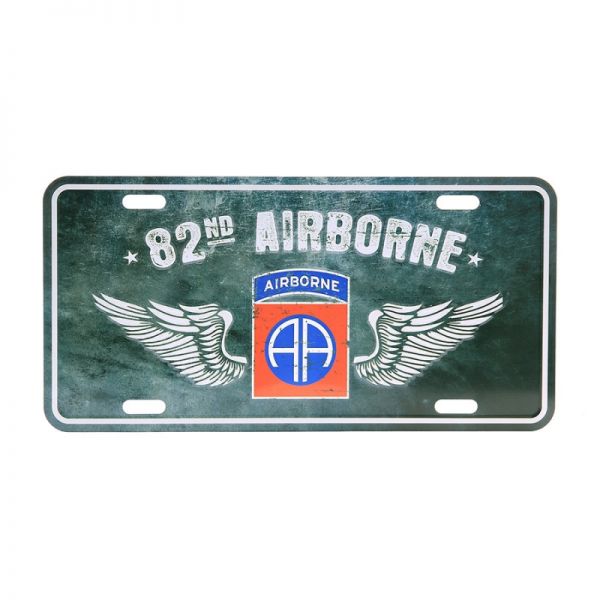Nummernschild - 82nd Airborne