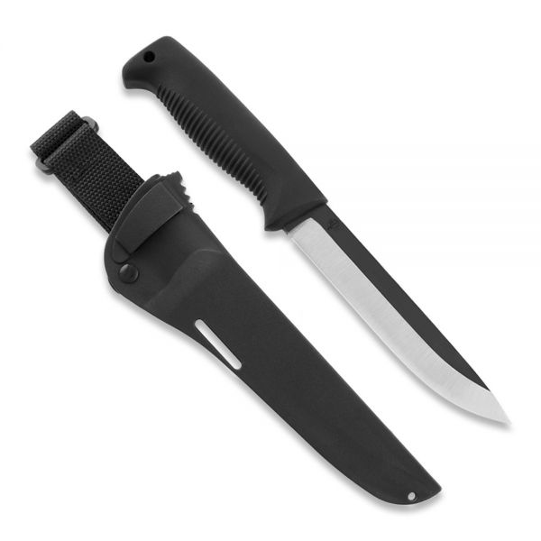 Peltonen Knives - M95 Ranger Puukko schwarz, unbeschichtet, Kompositscheide (schwarz)