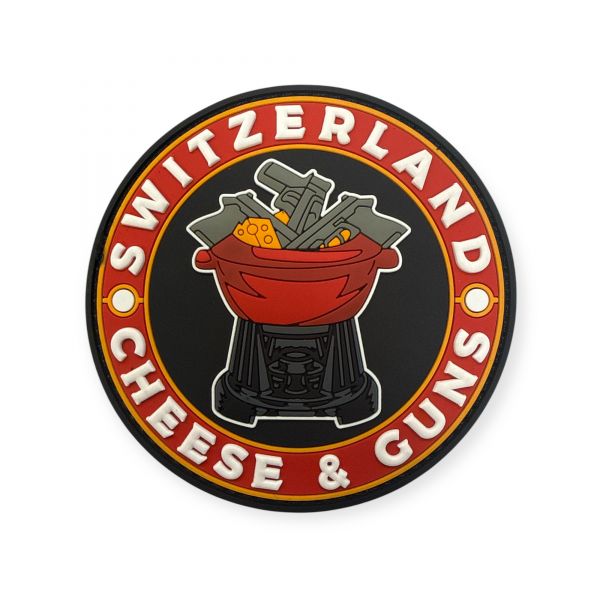 Klettabzeichen - Cheese &amp; Guns Switzerland