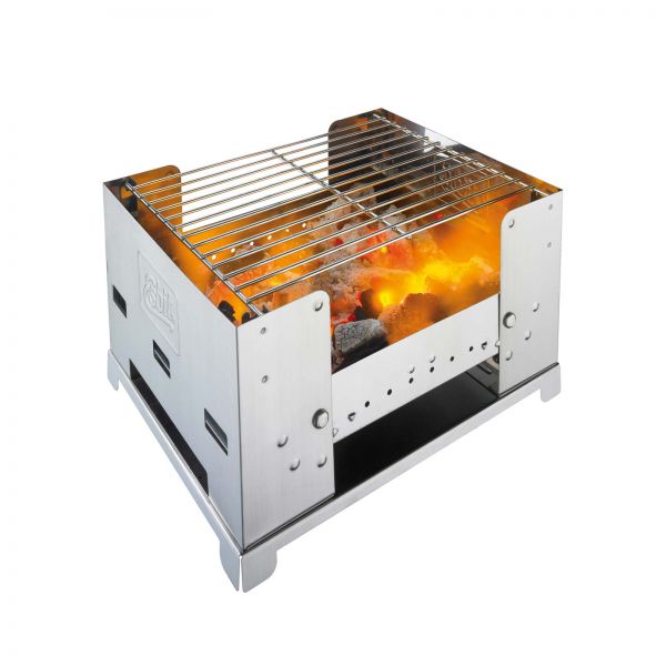 Esbit - Klappbarer Kohlegrill BBQ300S (Edelstahl)