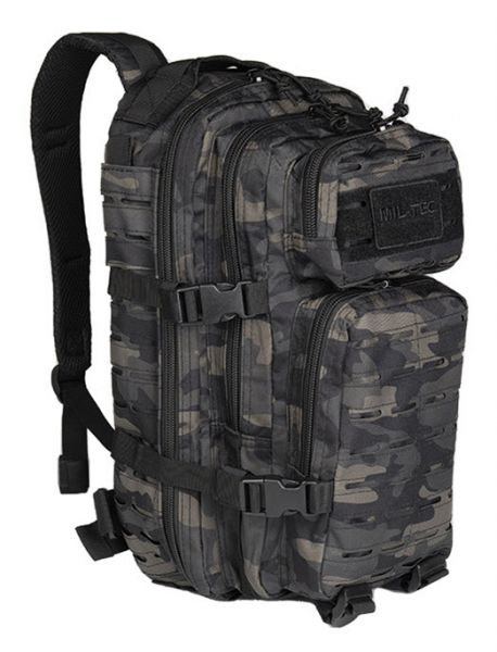 US Assault Tactical Rucksack Lasercut small - darkcamo