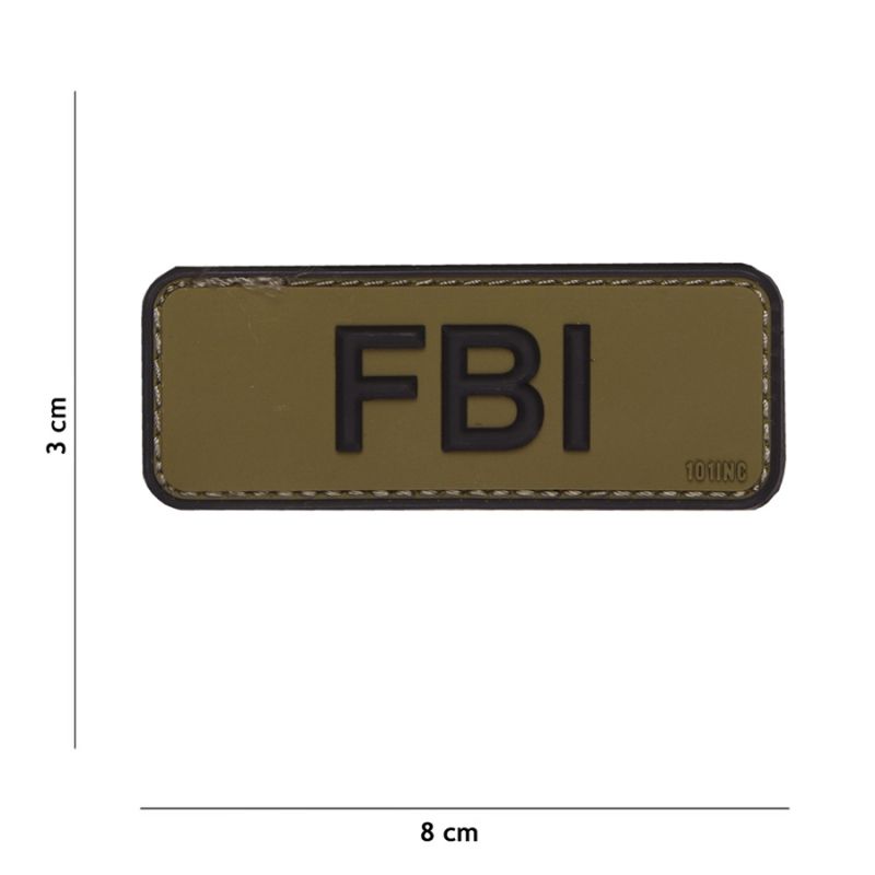 Image of Klettabzeichen FBI - oliv