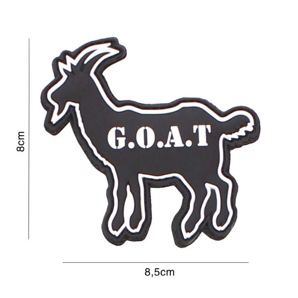 Klettabzeichen G.O.A.T. - schwarz