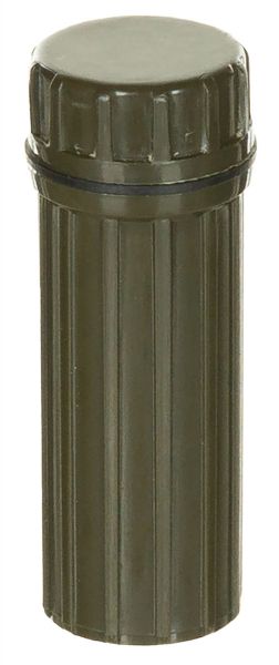 Wasserdichte Box, rund, oliv