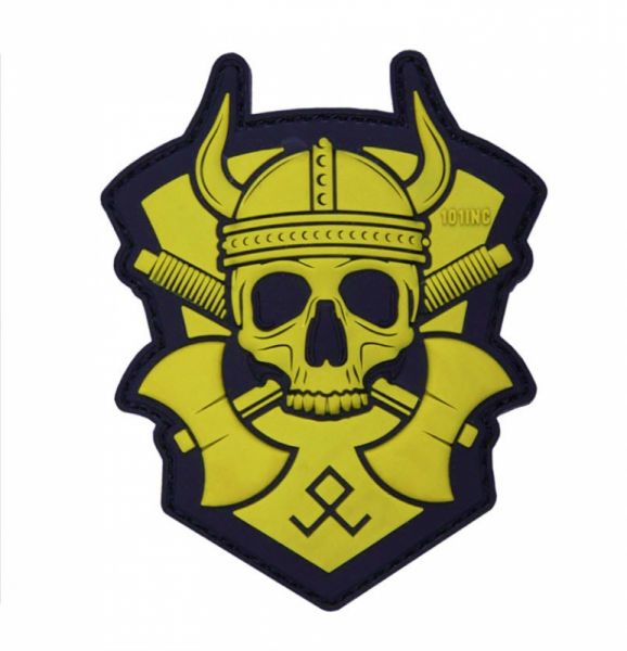Klettabzeichen Viking mit Axt - desert