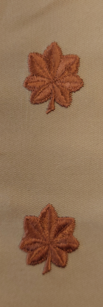 Stickabzeichen - Rank Airforce Major Desert