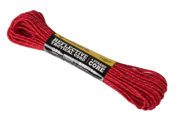Atwood Rope MFG - 275 Reflective Tactical Cord 15m (rot)