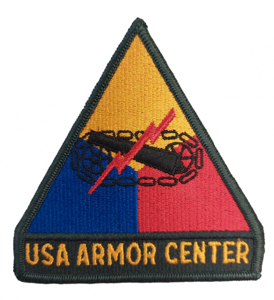 Stickabzeichen - USA Armor Center