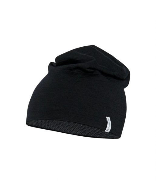 Thermowave - Beanie Merino schwarz (100% Merino)