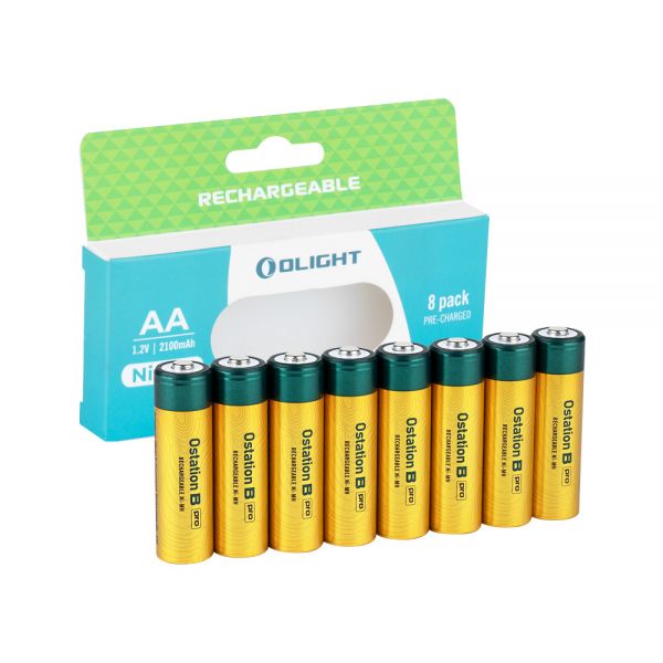 Olight - Akku AA 2100 mAh (8 Stück)